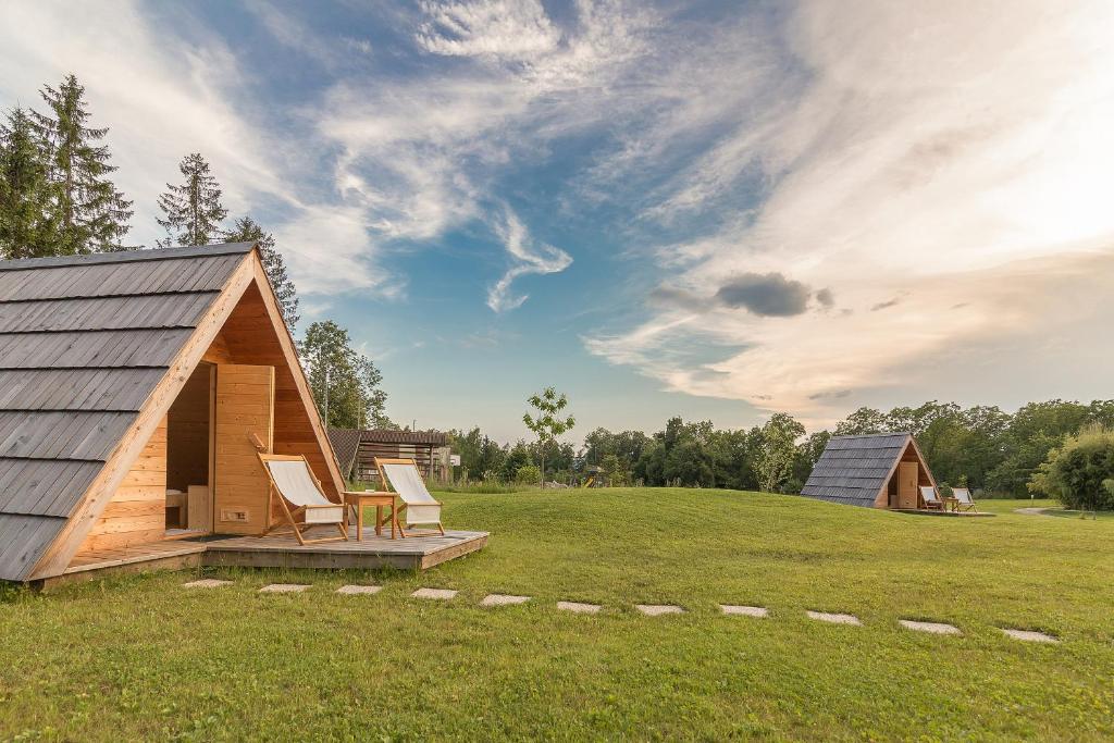 Zahrada ubytování Glamping Bizjak