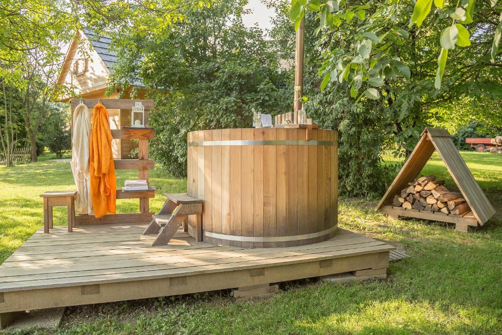 Zahrada ubytování Glamping Bizjak