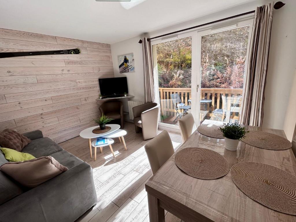 Posezení v ubytování Appartement Grand confort Valfréjus 2pièces 6 couchages