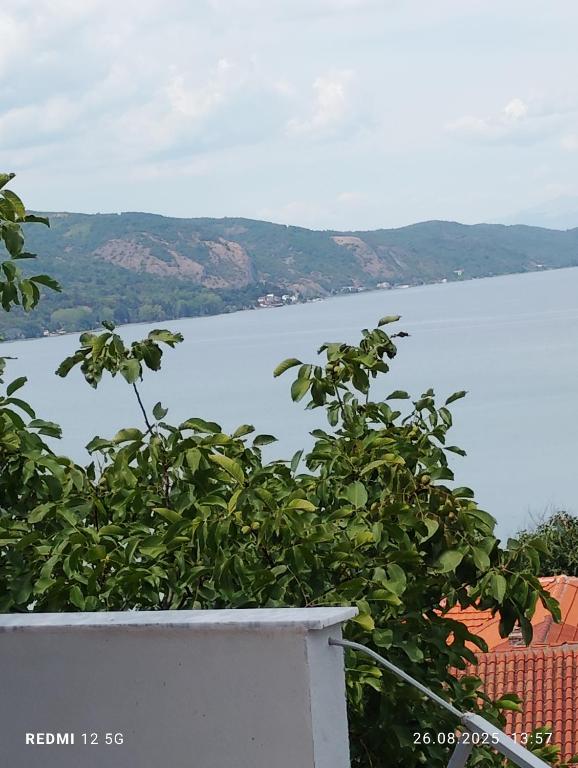 a view of the water from a house at Vila Marini in Lin