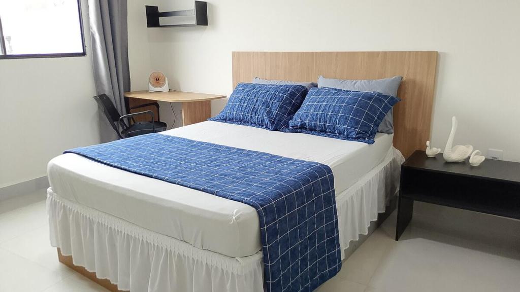 Postel nebo postele na pokoji v ubytování Apartamento no centro de Tatuí 3