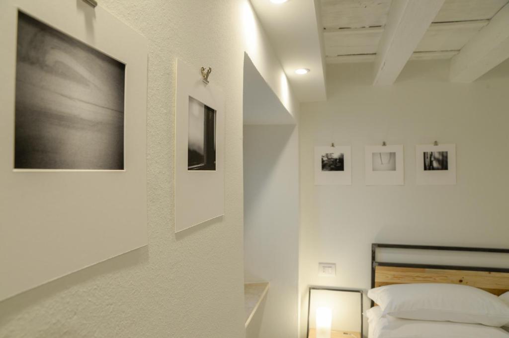 Postel nebo postele na pokoji v ubytování Piano Tre