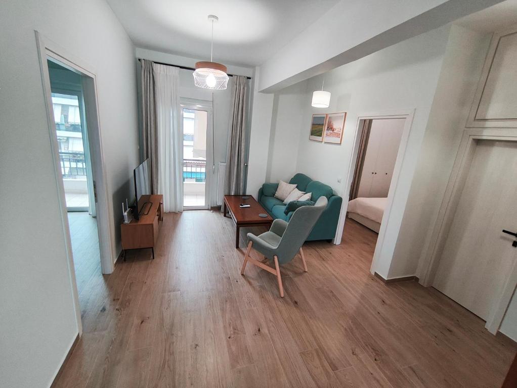 Center Athens all new and fully equipped 2 bedrooms 82 sqm big sea view apt close to Acropoli with Lift