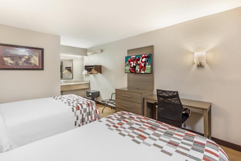 Red Roof Inn Durham - Duke Univ Medical Center - Standaardkamer Met 2 Tweepersoonsbedden, Rookvrij