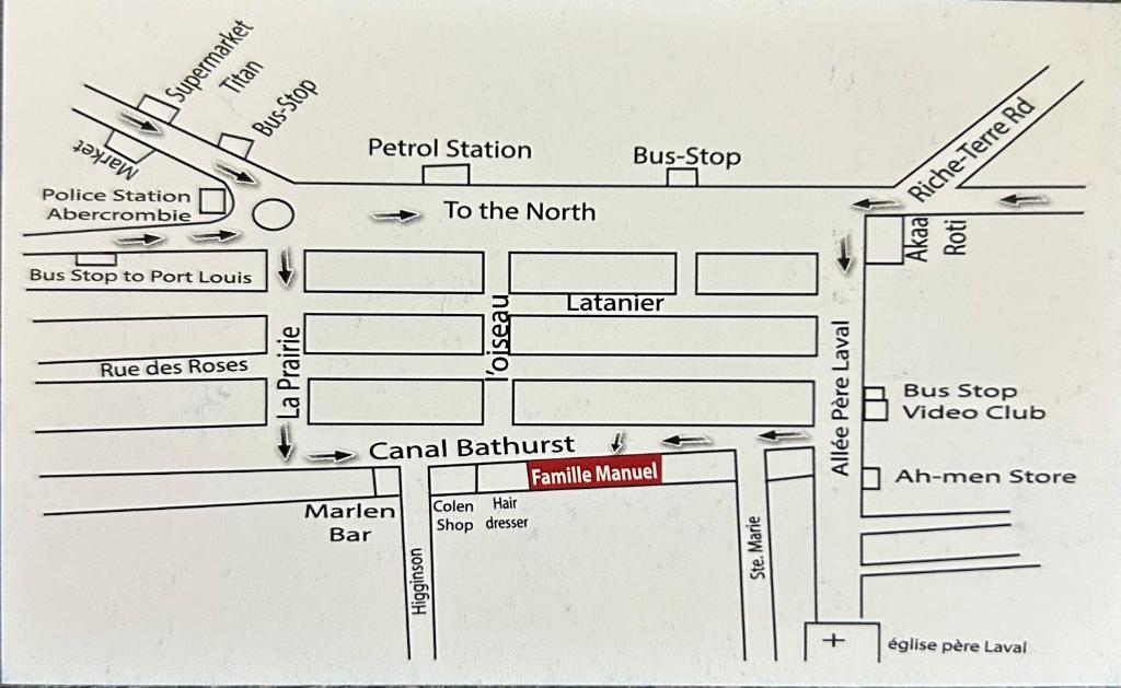 El plano del piso de Manuel's Apartment
