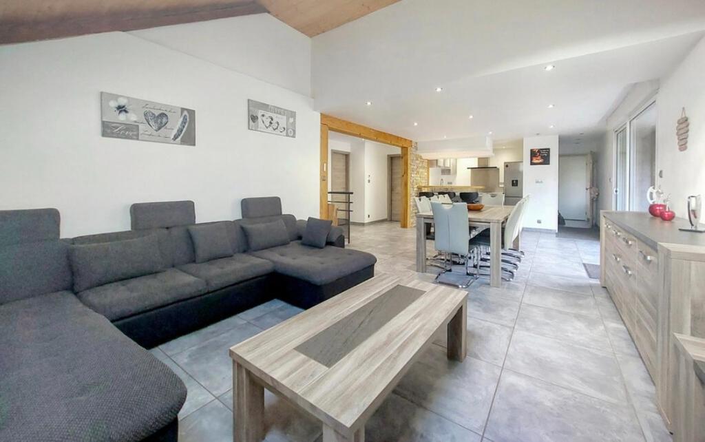 Posezení v ubytování Gîtes des Charrières