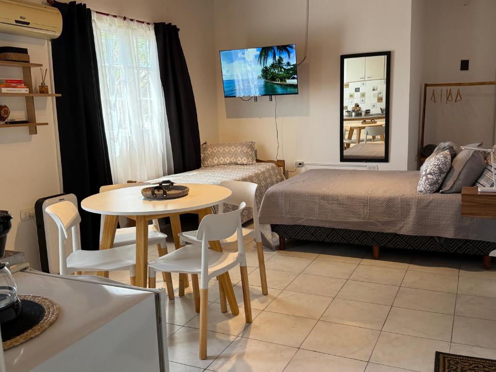 Postel nebo postele na pokoji v ubytování Merlo INK3