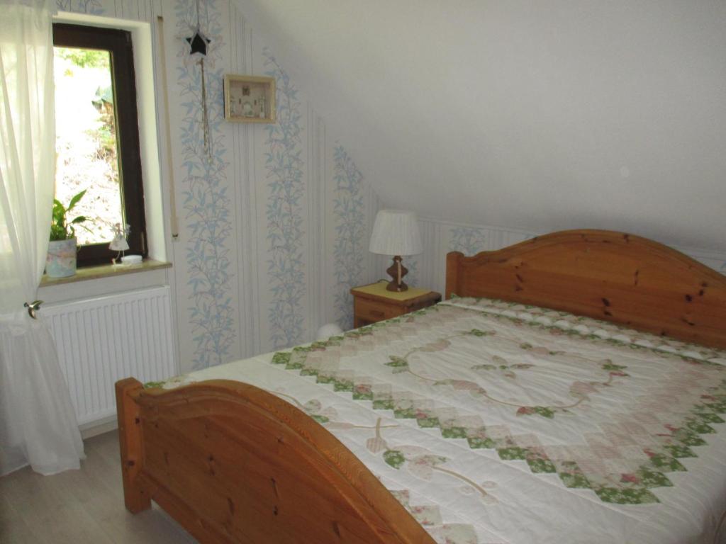 Postel nebo postele na pokoji v ubytování Apartments in Behringersmühle