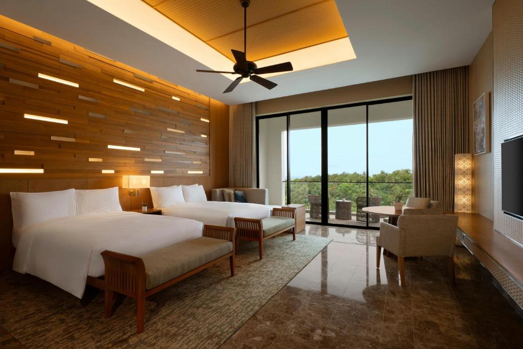 Premier Double Room with Two Double Beds and Balcony
