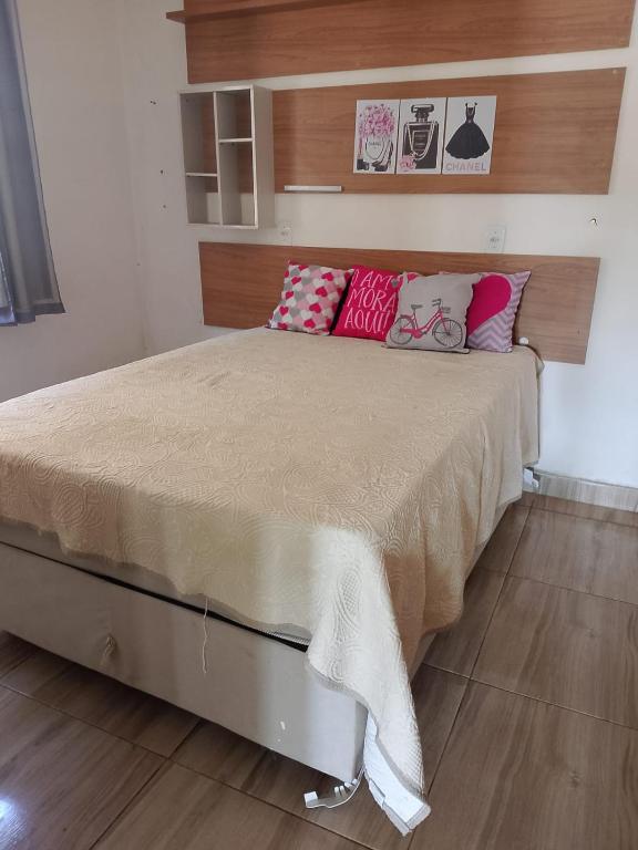 Postel nebo postele na pokoji v ubytování Casa de eventos Andreia Borges