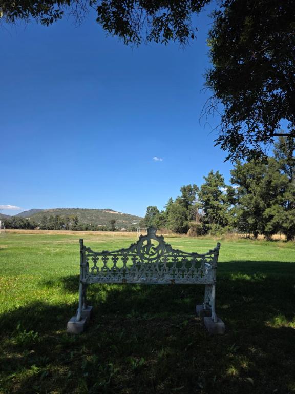 Příroda nedaleko venkovského domu