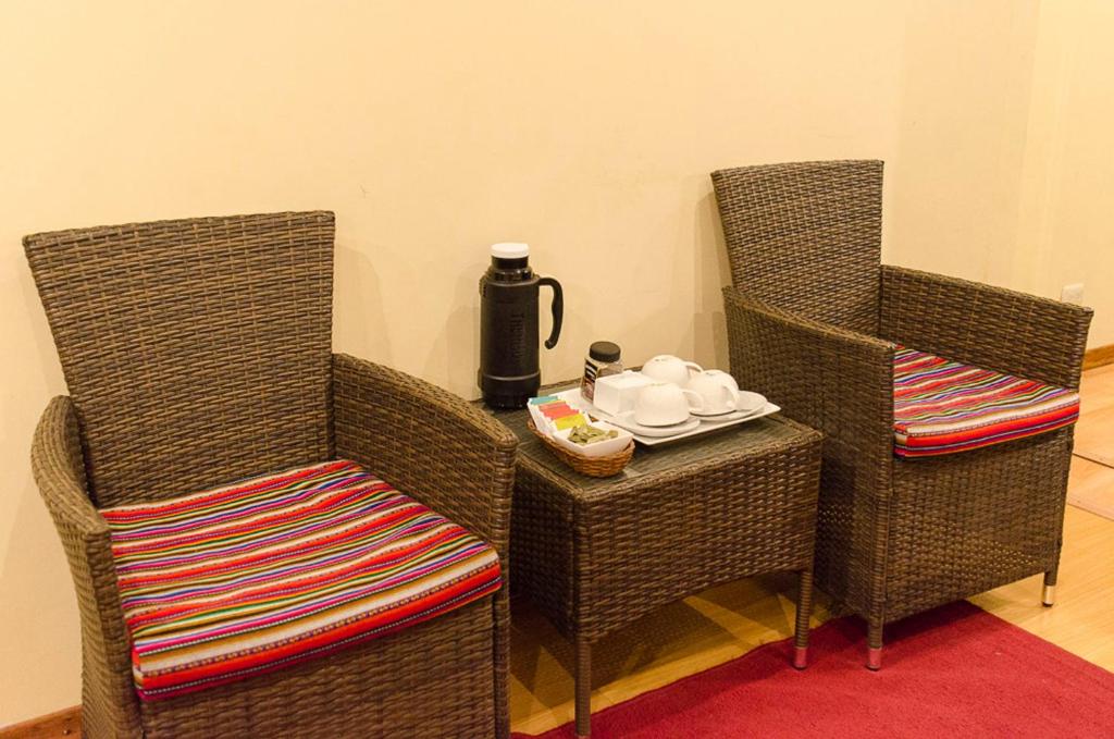 Area soggiorno di Cusco Bed and Breakfast