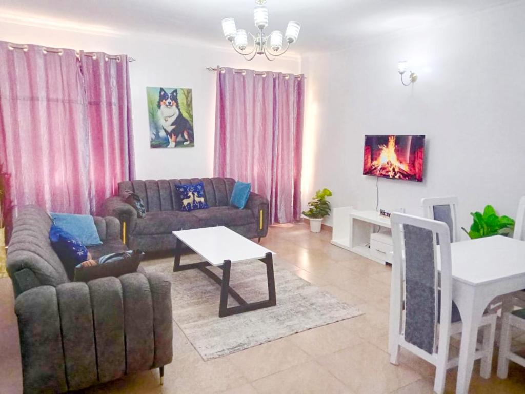 Posezení v ubytování Conystar Homes Eldoret