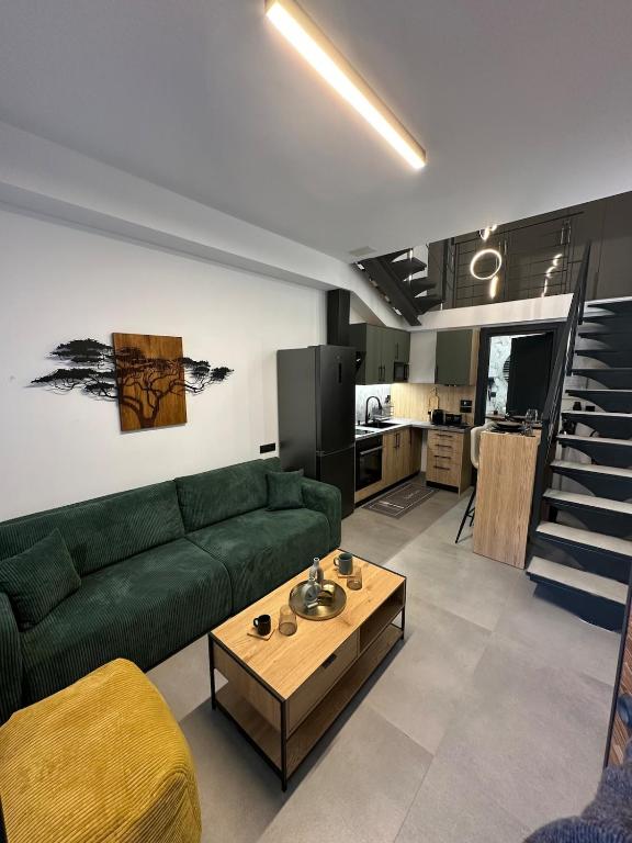 Η κουζίνα ή μικρή κουζίνα στο TrikalaBnB - Prime Loft 1