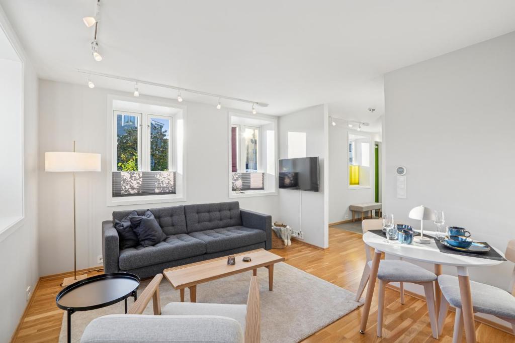 Χώρος καθιστικού στο The Lovely Central Place