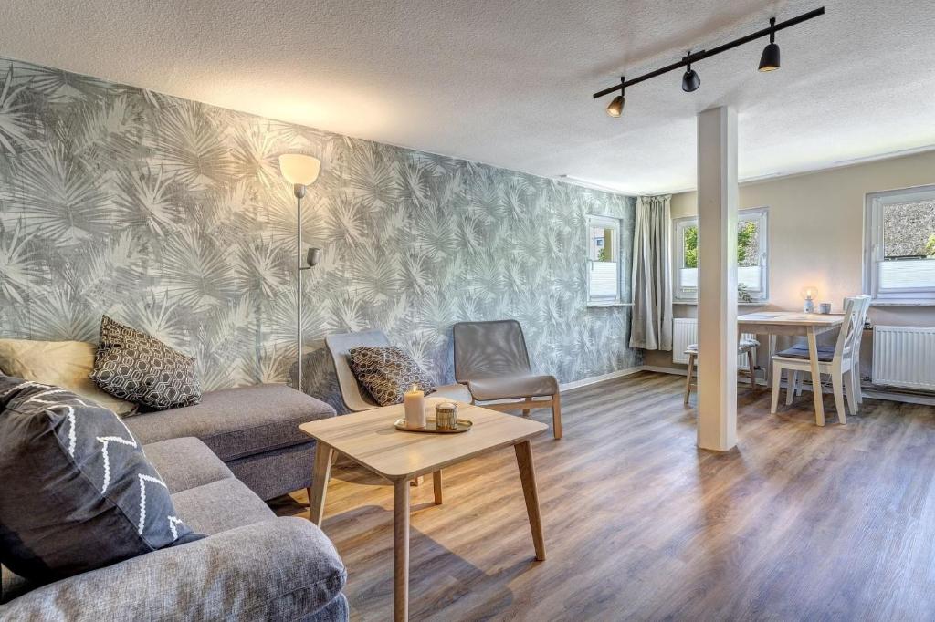 Χώρος καθιστικού στο Fewo Susi