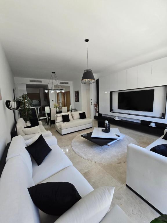 Χώρος καθιστικού στο Superbe appartement