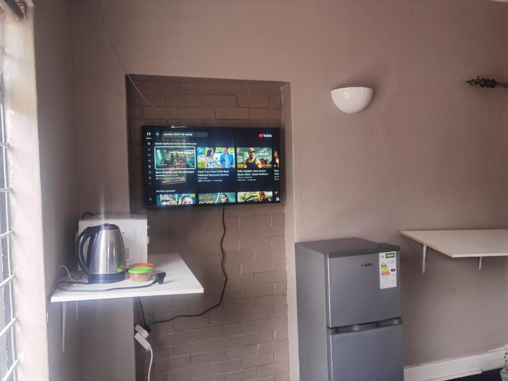 Η κουζίνα ή μικρή κουζίνα στο Yellow Stars Guesthouses