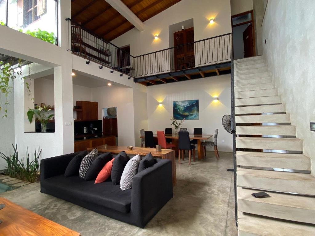 Χώρος καθιστικού στο Kohomba House Colombo