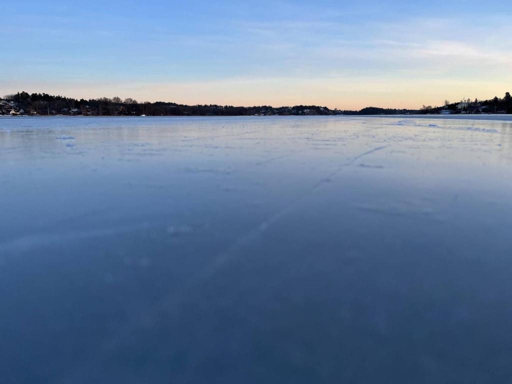 a view of a large body of water at Apartment in beautiful area Edsviken, close to Stockholm in Sollentuna