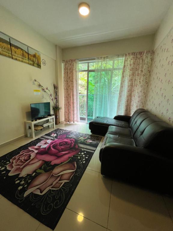 Posezení v ubytování Cameronian Lodge by AziziCameron