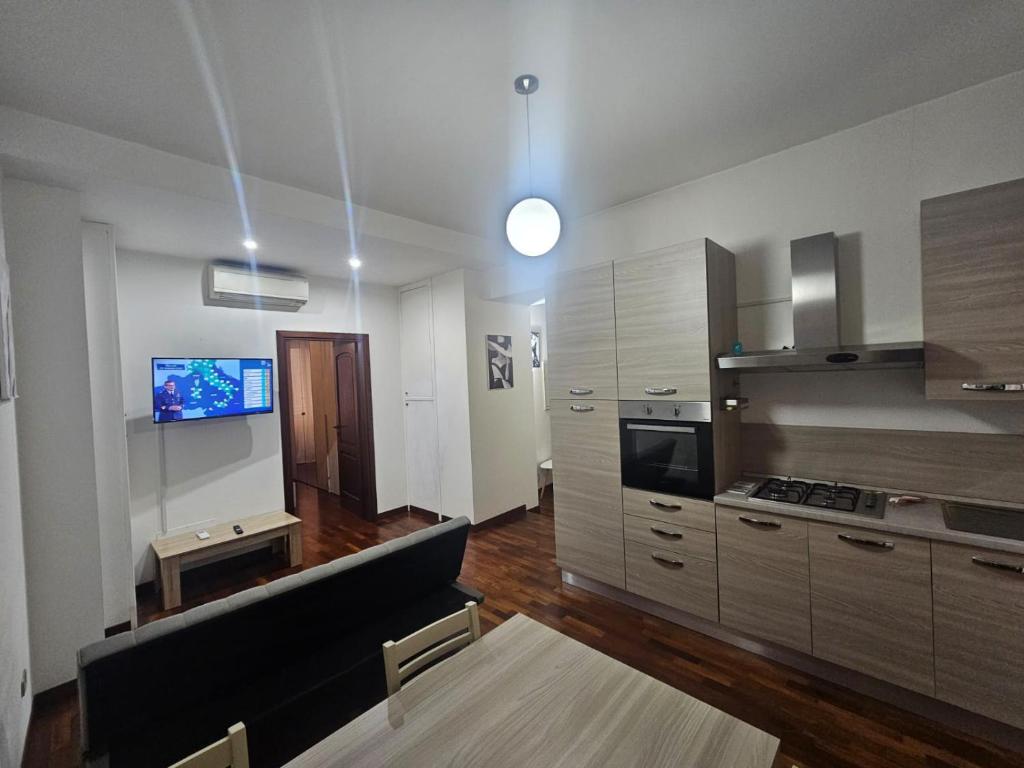 Η κουζίνα ή μικρή κουζίνα στο Suite del Suffragio