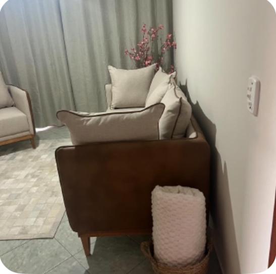 Posezení v ubytování Casa Recanto da Montanha