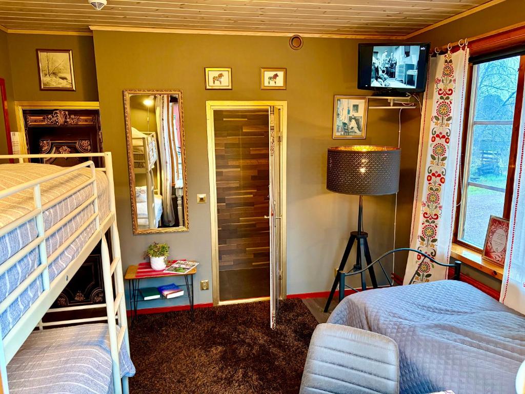Prinsgården B&B rum stugor - Driepersoonskamer