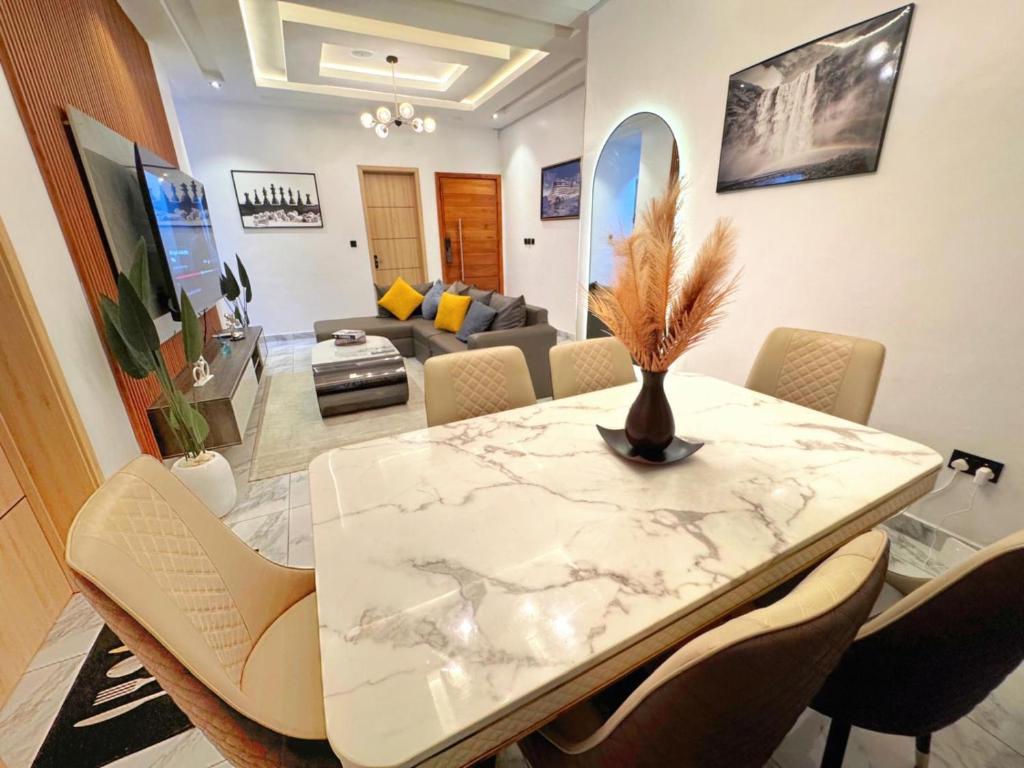 Posezení v ubytování Snowdrop apartments