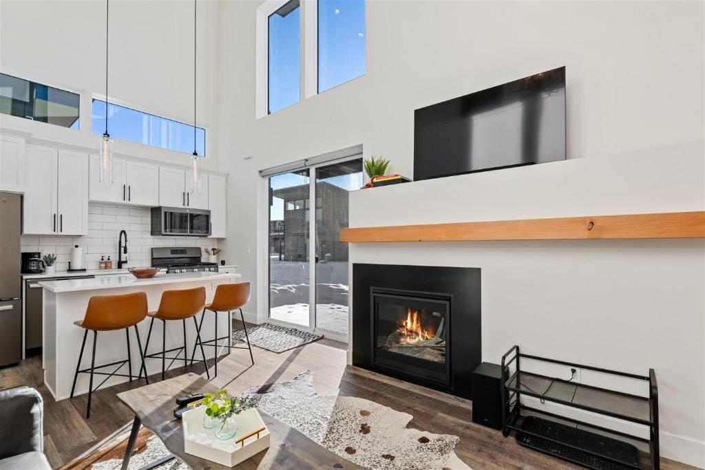 Kuchyň nebo kuchyňský kout v ubytování Quarry A28