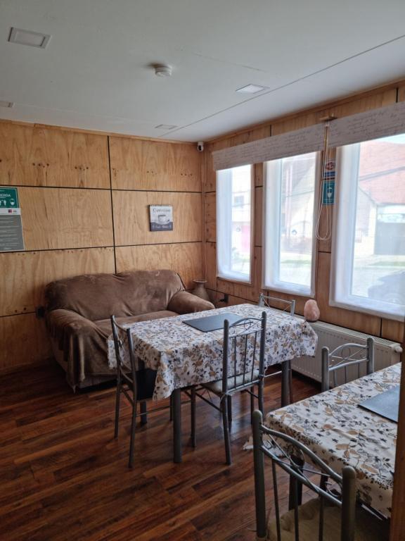 Χώρος καθιστικού στο Hostal Origen Patagonia