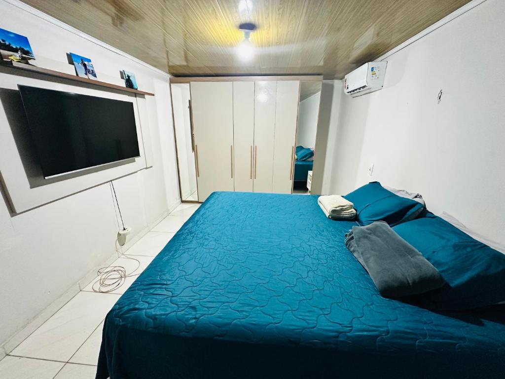 Postel nebo postele na pokoji v ubytování Casa para a cop 30