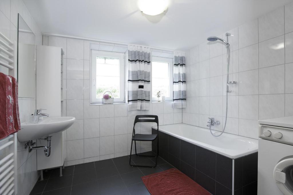 Kúpeľňa v ubytovaní Ferienwohnung Panorama