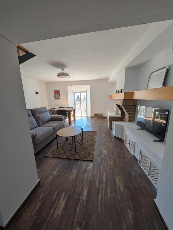 Η κουζίνα ή μικρή κουζίνα στο Duplex con vistas en el centro de Aracena