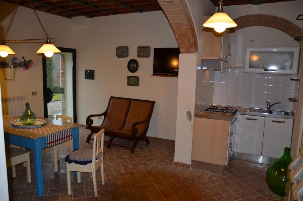 Kuchyň nebo kuchyňský kout v ubytování Agriturismo Sant'Alfredo