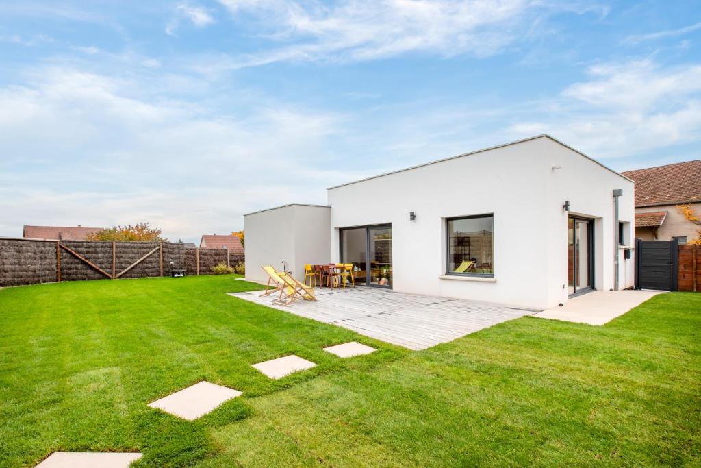 Budova, kde se prázdninový dům nachází