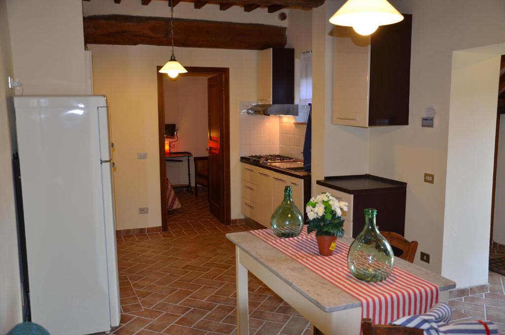 Kuchyň nebo kuchyňský kout v ubytování Agriturismo Sant'Alfredo