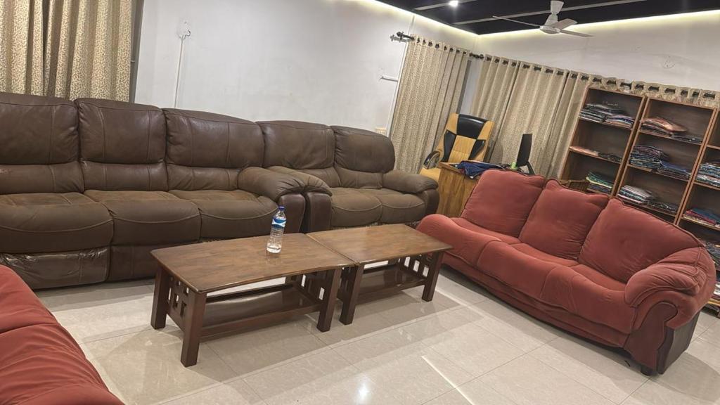 Posezení v ubytování Cityscape Residence and Homestay Tirupur