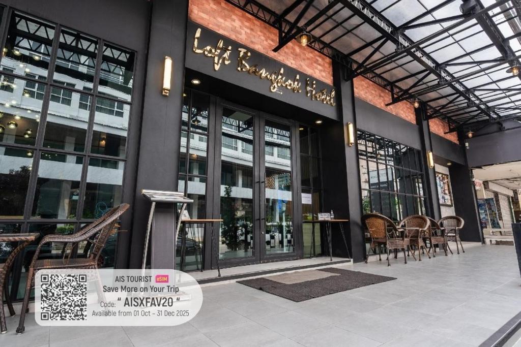 Restaurace v ubytování Loft Bangkok Hotel