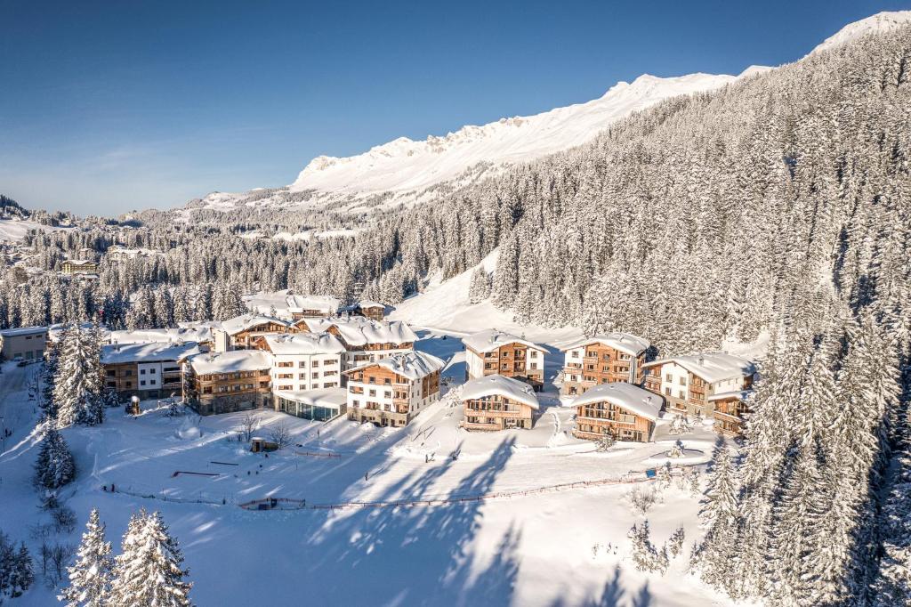 PRIVÀ Alpine Lodge v zimě