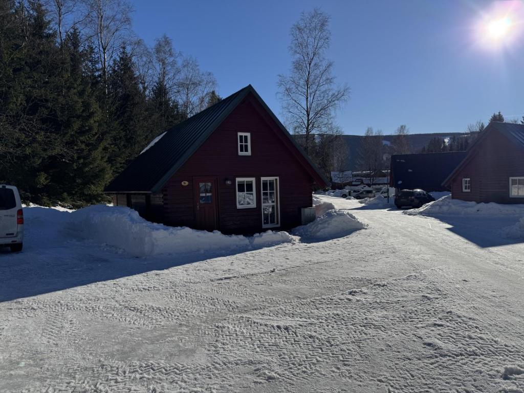 Chalets & Apartments - Base Camp Medvědín v zimě