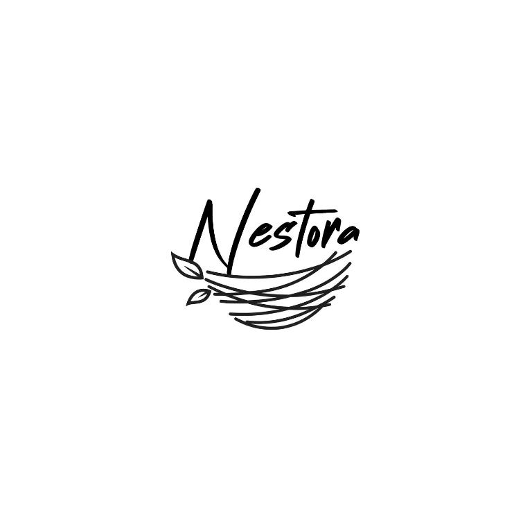 a sign with the wordene with wings on a white background at Nestora in Ongata Rongai 