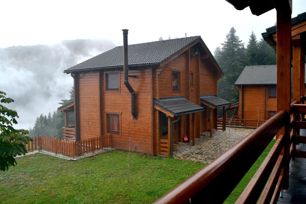 Budova, v ktorej sa horská chata nachádza