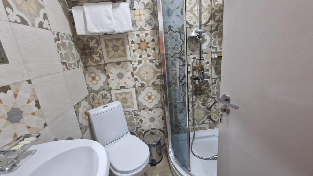 Koupelna v ubytování Vere Gold Hotel Tbilisi