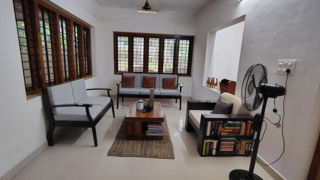 Posezení v ubytování Casa Areca