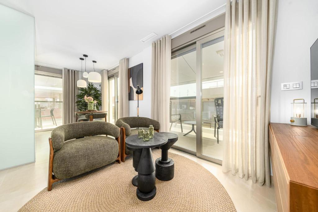 Et opholdsområde på Torrevieja Spain Apartments - Solina & Nerisa