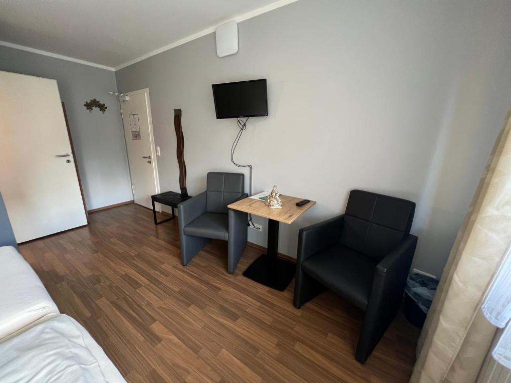 Μια τηλεόραση ή/και κέντρο ψυχαγωγίας στο Pension Casa Ambiente