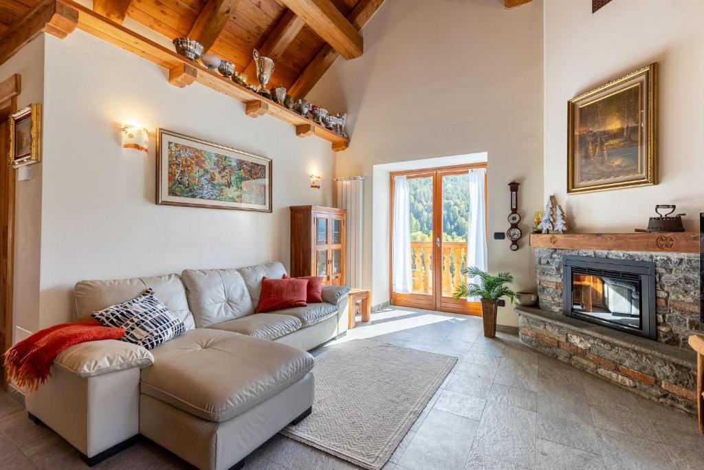 Posezení v ubytování Hostdomus - Chalet Wood