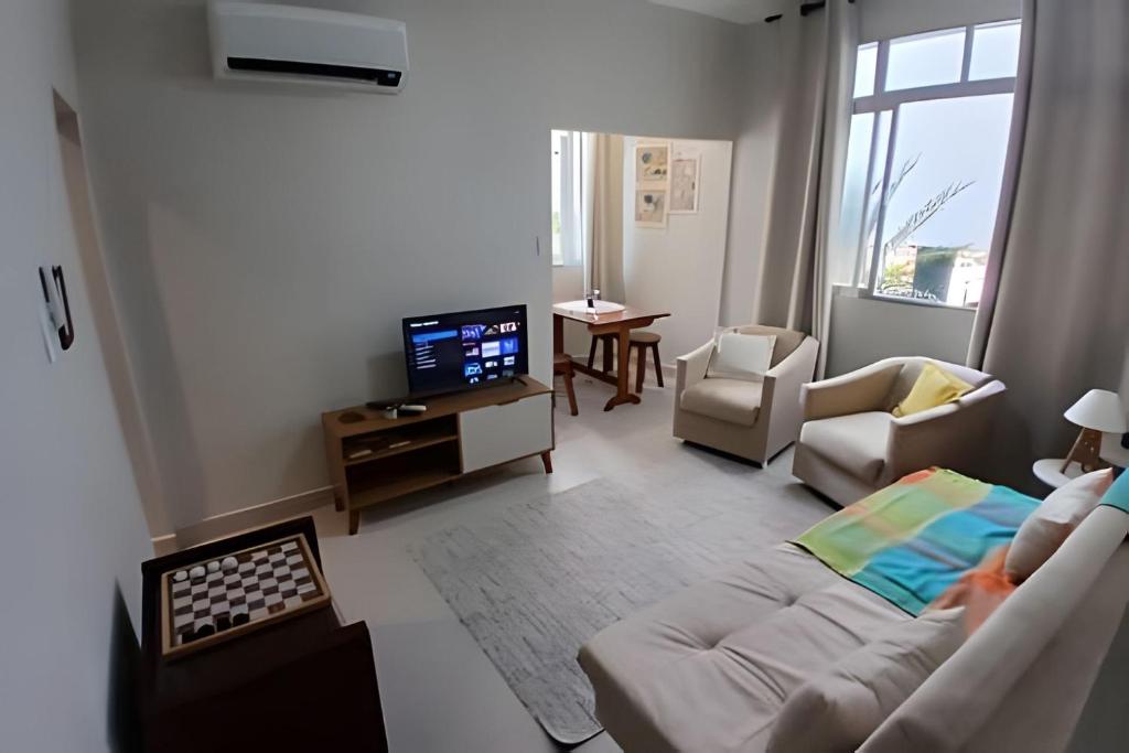 TV a/nebo společenská místnost v ubytování SHB • 2 min da Praia | Segurança | Conforto