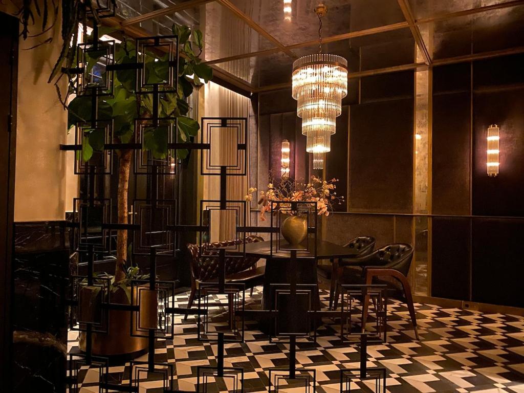 Et opholdsområde på Luxury apartment top location